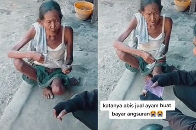Sempat Jual Ayam Demi Bayar Cicilan Angsuran, Nenek Ini Akhirnya Dibantu Netizen