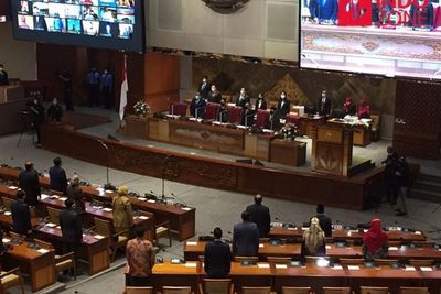 Azis Syamsuddin Tidak Terlihat Saat DPR Gelar Rapat Paripurna Sidang ke-V 