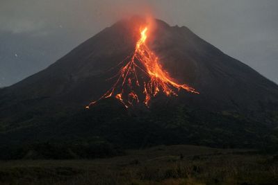 FOTO: Aktivitas Gunung Merapi