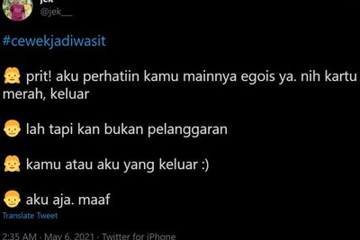 Bikin Pusing, 5 Twit Lucu Jika Cewek yang Selalu Benar Jadi Wasit