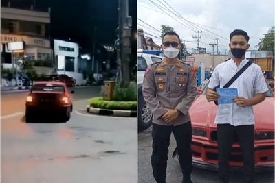 Viral Pengemudi Mobil Nge-drift di Bukittinggi, Berujung Diamankan Polisi dan Minta Maaf