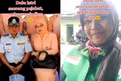 Viral Kisah Wanita Dulunya Istri Pejabat, Kini Menjadi Driver Ojol