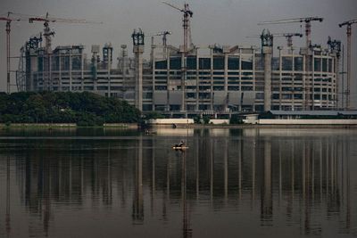 FOTO: Progres Pembangunan Jakarta International Stadium
