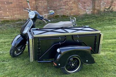 Vespa Ini Dimodifikasi Jadi Dapur Berjalan, Cocok Dipakai untuk Usaha Street Food!