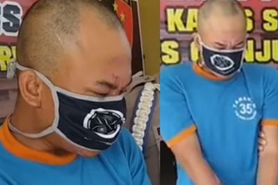 Tampang Dede Pelaku Keji yang Tega Bakar Indah Daniarti, Gadis Cantik Cianjur Meninggal