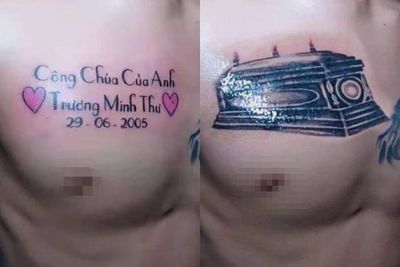 Remaja Ini Buat Tato Peti Mati untuk Menutup Nama Mantan Pacarnya Setelah Mereka Putus