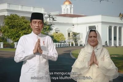 Presiden Jokowi Ucapkan Selamat Idul Fitri, Minta Masyarakat Sabar Hadapi Pandemi Covid-19
