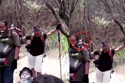 Viral Penampakan Sosok Misterius Tidak Sengaja Terekam Pendaki, Wajahnya Pucat