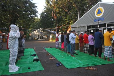FOTO: Shalat Idul Fitri di RS Lapangan Indrapura