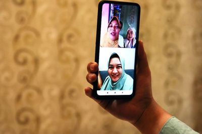 FOTO: Silaturahim Idul Fitri Secara Virtual