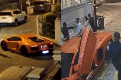 Lamborghini yang Geber di Komplek Taman Polonia Medan Ternyata Masih Nunggak Pajak!