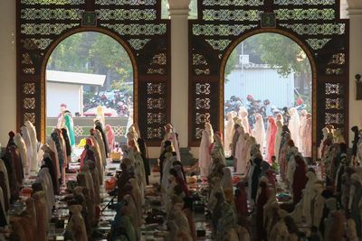 FOTO: Shalat Idul Fitri di Masjid Nasional Al Akbar