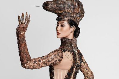 Kenakan Kostum Komodo, Daya Magis Ayu Maulida di Ajang Miss Universe Bikin Decak Kagum