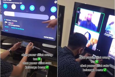 Ngakak, Isi Chat Pacar Ketahuan Keluarga Besar saat Lebaran Online, Pria Ini Auto Panik