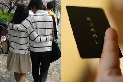 Bukan Bunga, Pasangan Muda Korea Selatan Ini Memberi Hadiah Saham Tesla Satu Sama Lain