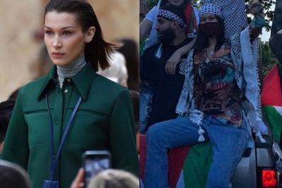 Model Bella Hadid Kembali Dukung Palestina dan Turun ke Jalan, Sama Seperti 4 Tahun Lalu