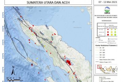 Sepekan, 115 Kali Gempa Bumi Guncang Sumut dan Aceh, Tak Ada Laporan Kerusakan dan Korban