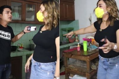 Melaney Ricardo Syok Temukan Tamu Tak Terduga saat Telusuri Rumah Aldi Taher