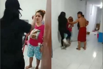 Istri Labrak Pelakor dan Suami di Kos Janda, si Pelakor Malah Santai Nyapu saat Diamuk