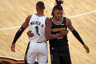 FOTO: Memphis Grizzlies Kalahkan San Antonio Spurs 100-96