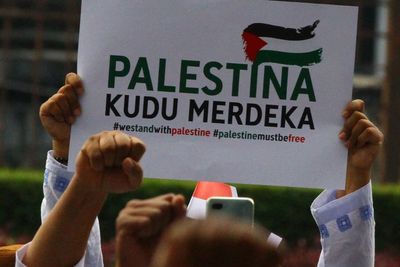 FOTO: Aksi Solidaritas Untuk Palestina di Malang