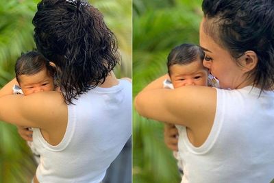 Potret Yuni Shara Gendong Bayi Jadi Sorotan Netizen: Masih Cocok Punya Bayi Bun