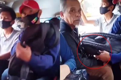Aksi Copet di Angkutan Umum, Pelaku Malah Ngamuk Lemparkan Tas Saat Tepergok Kamera