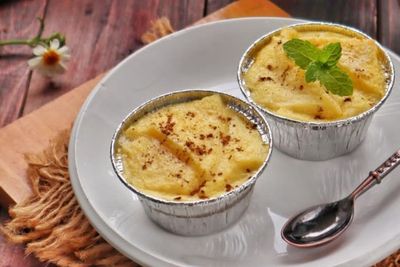 Begini Toh Cara Buat Puding Roti Ubi Panggang Yang Enak