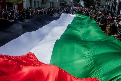 FOTO: Aksi Dukungan Untuk Palestina di Bandung