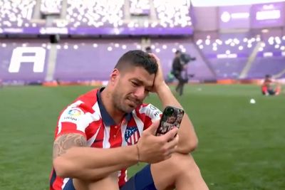 Makna Tangisan Luis Suarez Usai Atletico Madrid Juara Liga Spanyol, Sindir Barcelona