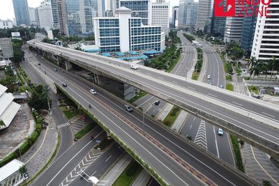 Motor Tak Boleh Masuk Jalan Layang Casablanca, Tapi Kok Ada Jalur Sepeda?