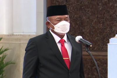 Presiden Jokowi Resmi Lantik Ganip Warsito sebagai Kepala BNPB