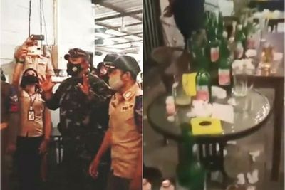 Terbongkar! Hiburan Malam Nyamar Jadi Warung Bakso di Makassar, Jual Miras ke Pengunjung