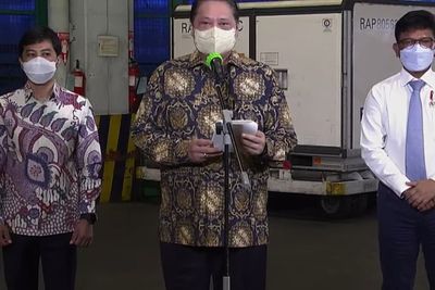 Hari Ini 8 Juta Dosis Vaksin Sinovac Tiba di Indonesia, Airlangga: Dalam Bentuk Bulk