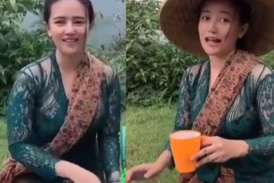 Viral Cewek Cantik Bogor Penjual Jamu Gendong, Berpesan: Minum Teh Manis Biar Gak Lemes