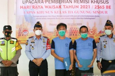 Sebanyak 1.078 Narapidana Buddha Terima Remisi Waisak dari Kemenkumham