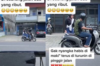 Viral Cowok Tinggalkan Ceweknya di Pinggir Jalan, Netizen Emosi