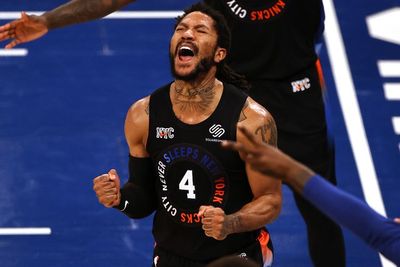 FOTO: Rose dan Randle Pimpin Knicks Kalahkan Hawks 101-92, Kedudukan 1-1