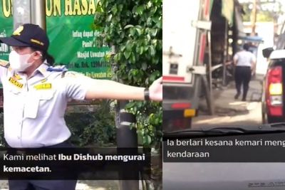 Lihat Ibu Dishub Berlari-lari Urai Kemacetan, Wagub Ariza Patria Beri Apresiasi