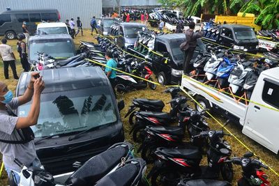 Polisi Berhasil Gagalkan Ekspor 366 Unit Kendaraan Bodong dari Pati ke Timor Leste