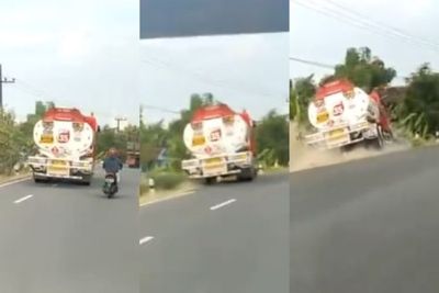 Viral Truk Tangki Pertamina Oleng Hingga Terbalik di Jawa Timur, Warga Menjerit