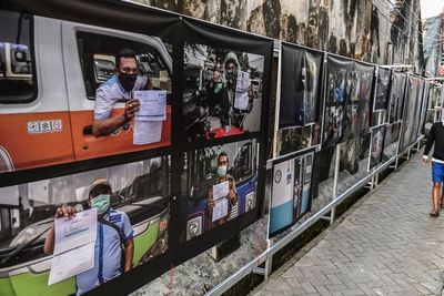 FOTO: Pameran Fotografi Meredah COVID-19 di Tangerang