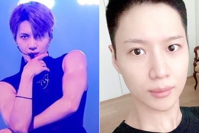 Sebelum Pergi Wamil, Taemin SHINee Pamer Rambut Plontos