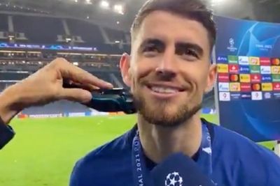 Momen Jorginho Rela Brewoknya Dicukur Usai Chelsea Juara Liga Champions, Demi Taruhan