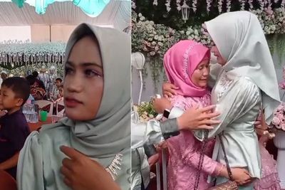Wanita Ini Nekat Datang ke Pernikahan Mantan, Nangis dan Peluk Mantan Calon Ibu Mertua