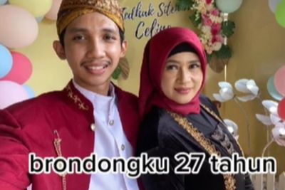 Viral Nenek 53 Tahun Bercucu 1 Pamer Berondong 27 Tahun, Si Nenek Masih Muda dan Cantik