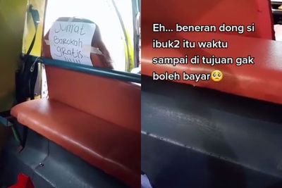 Kisah Inspiratif Sopir Angkot Gratiskan Ongkos Tiap Jumat, Netizen: Banyak Cara Bersedekah