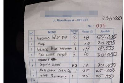 Viral Wanita Syok Lihat Bill setelah Makan, Telur Setengah Matang Harganya Rp25 Ribu