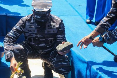 FOTO: Peletakan Batu Pertama Monumen KRI Nanggala-402