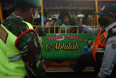 FOTO: Razia Masker di Tegal